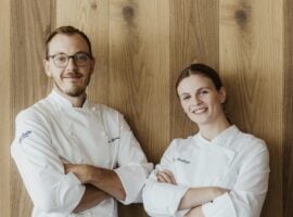 Ristorante Granbaita Gourmet. Gli chef Marc Bernardi e Sofia Parduzzi