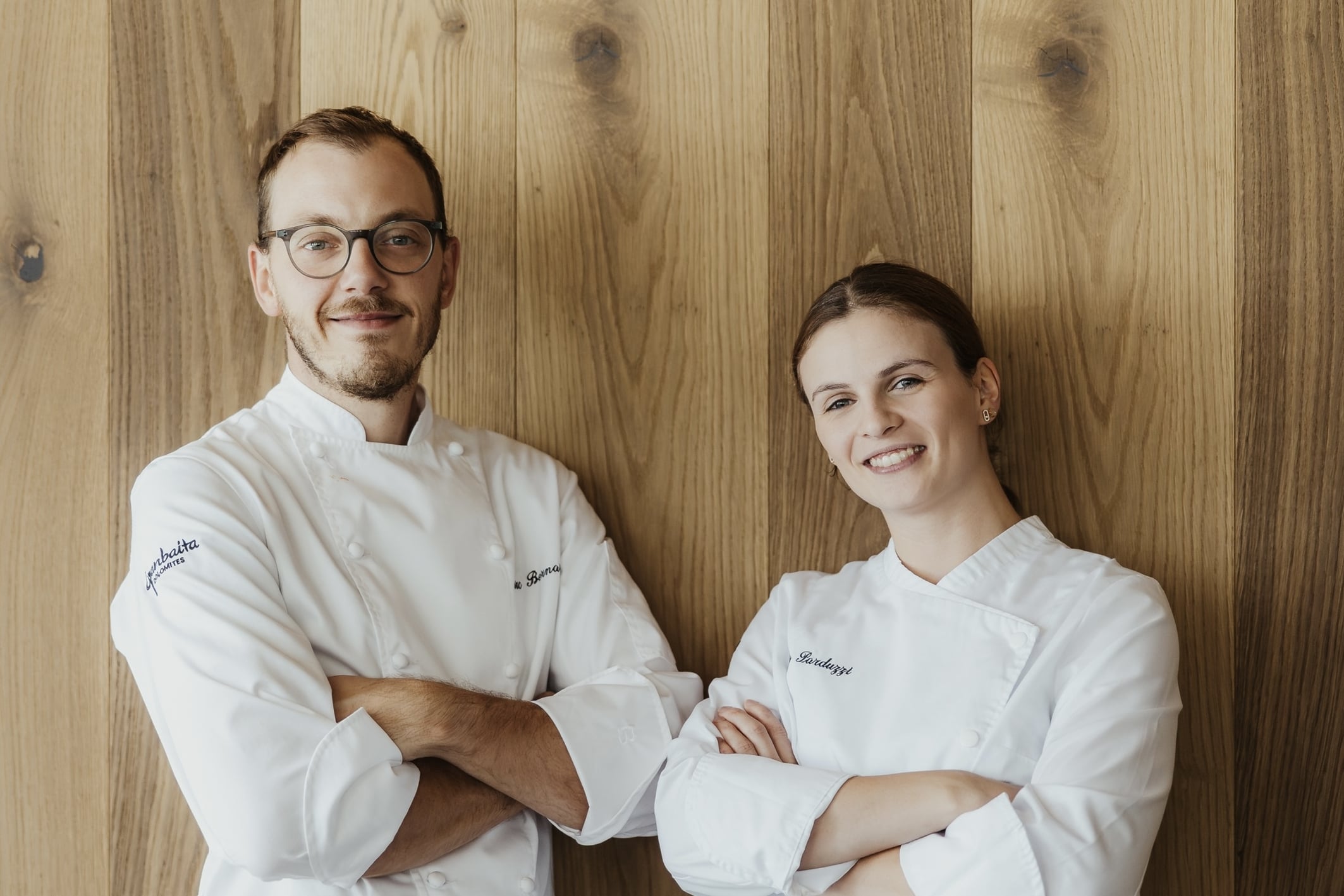 Ristorante Granbaita Gourmet. Gli chef Marc Bernardi e Sofia Parduzzi