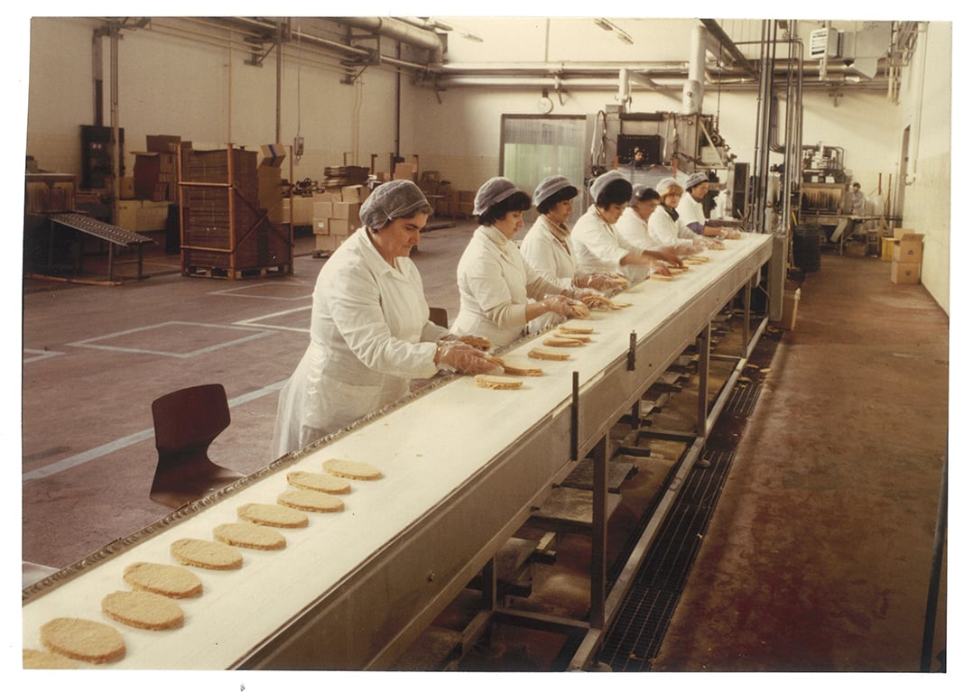 Anni ’70: operaie nello stabilimento Findus di Cisterna di Latina