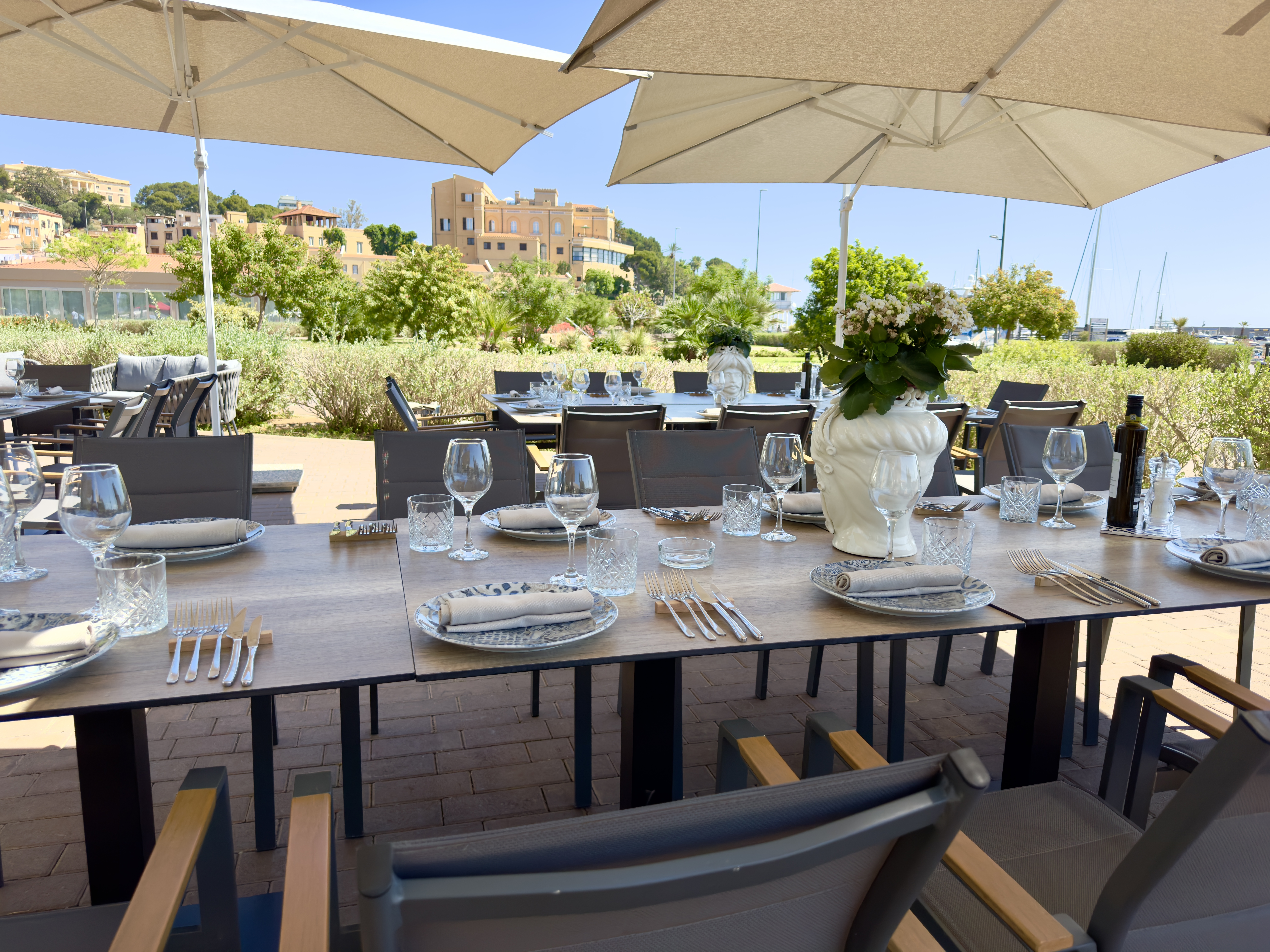 La tavola di Sicilò Marina di Villa Igiea