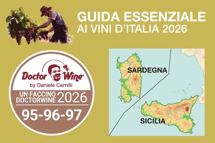 Guida Essenziale 2026, i premiati da Doctor Wine per le regioni Sicilia e Sardegna