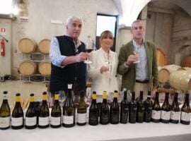 Da sinistra Antonio Moretti Cuseri, Cristina Mercuri e Amedeo Moretti Cuseri