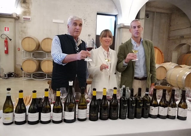 Da sinistra Antonio Moretti Cuseri, Cristina Mercuri e Amedeo Moretti Cuseri