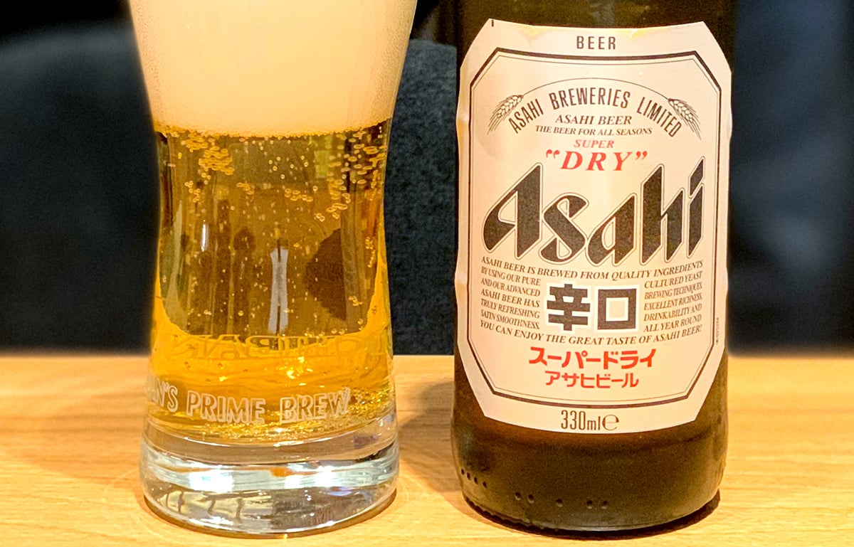 La birra giapponese Asahi