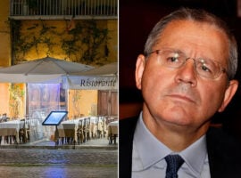 Lino Enrico Stoppani, Presidente della Fipe / un ristorante di una località turistica