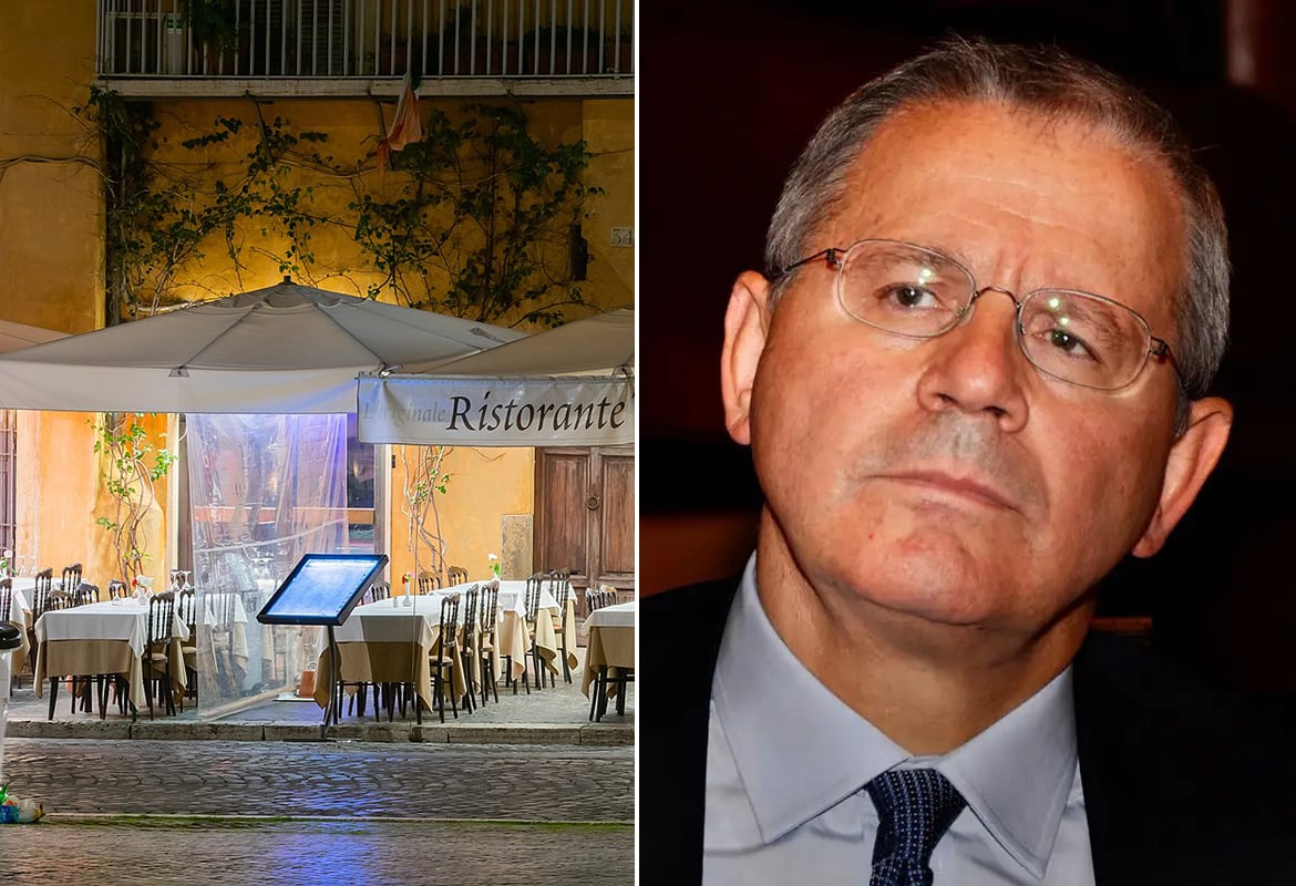 Lino Enrico Stoppani, Presidente della Fipe / un ristorante di una località turistica