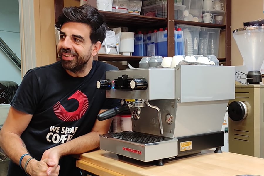 Sergio Barbagallo di Etna Roaster