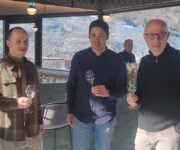 Da sinistra Federico Veronesi col padre Sandro (a destra)