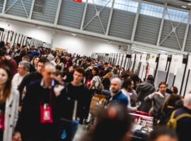 Una recente edizione del Mercato dei Vignaioli indipendenti a Bologna