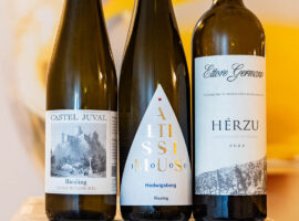 I vincitori del concorso Rieslingtage di Naturno. Foto: Peter Santer