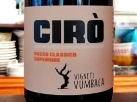 Il Cirò Rosso Classico Superiore Vigneti Vumbaca