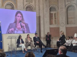 La vicepresidente di Uiv, Marzia Varvaglione a Villa Madama