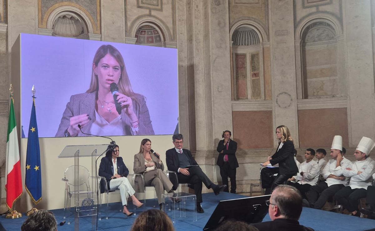La vicepresidente di Uiv, Marzia Varvaglione a Villa Madama