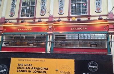 Il nuovo punto vendita di Sfrigola a Londra