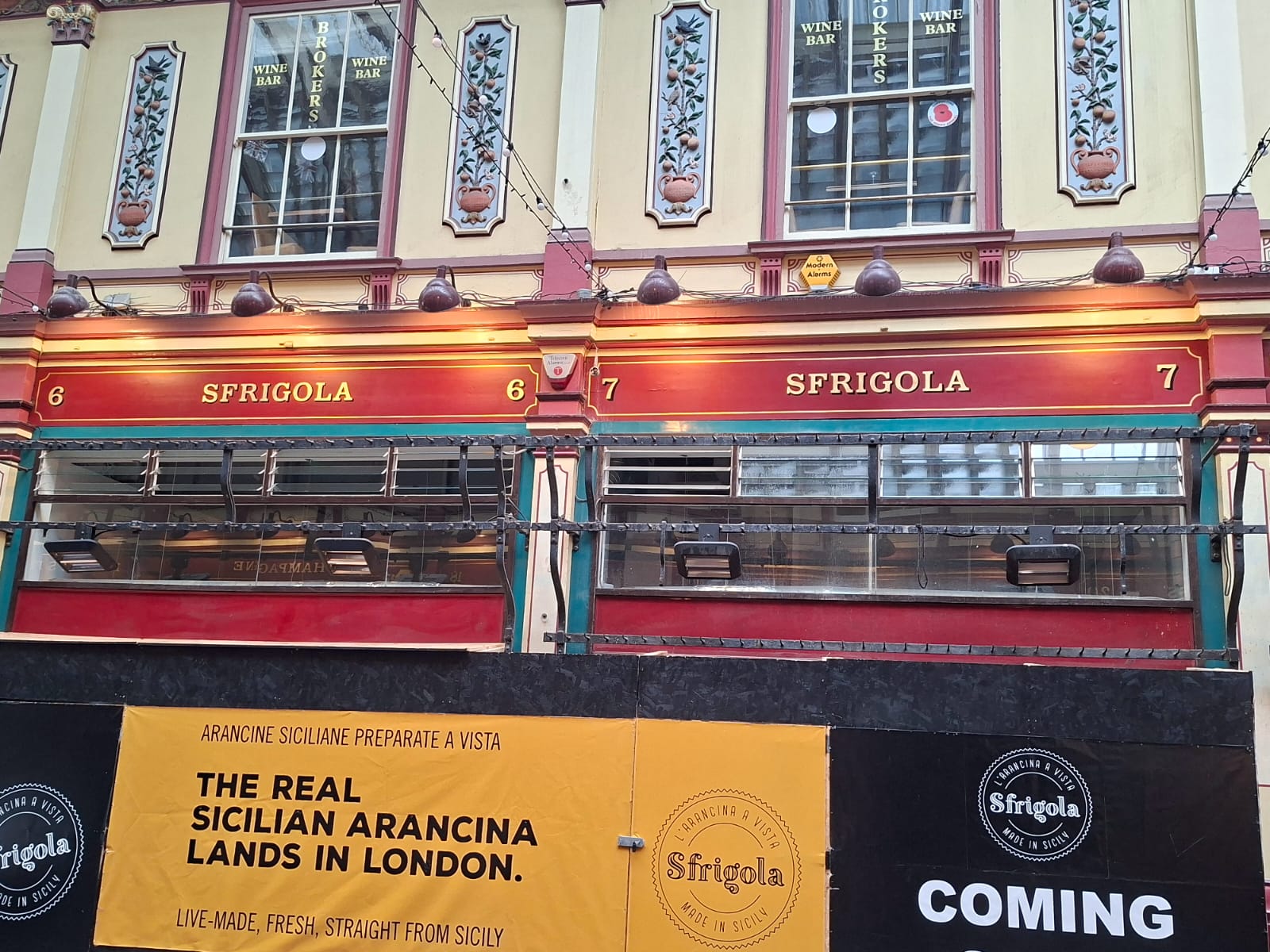 Il nuovo punto vendita di Sfrigola a Londra