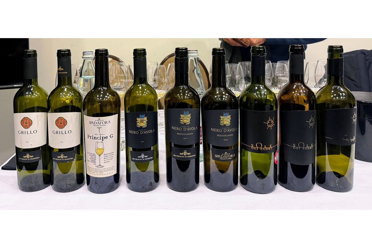 La verticale di Spadafora, le etichette