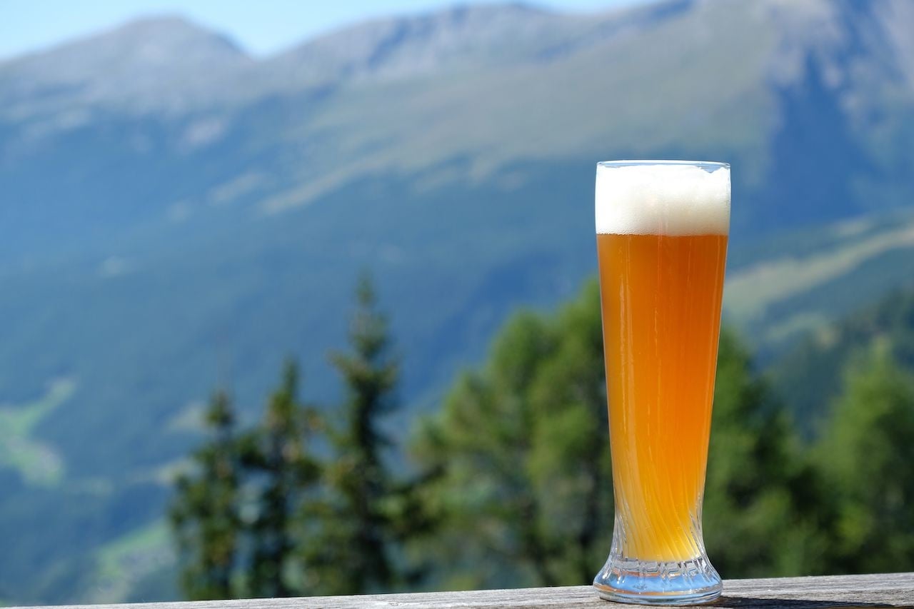 Una Weizen bavarese, una birra ad alta fermentazione