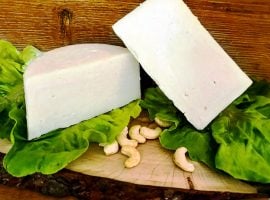 Uno dei formaggi vegani prodotto da due imprenditori romagnoli