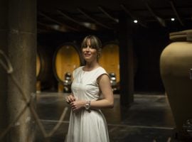 Cristina Mercuri in un ritratto di Daniela Antonucci