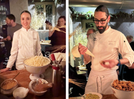 Da sinistra Wijdane Merdad e Andrea Mattiacci