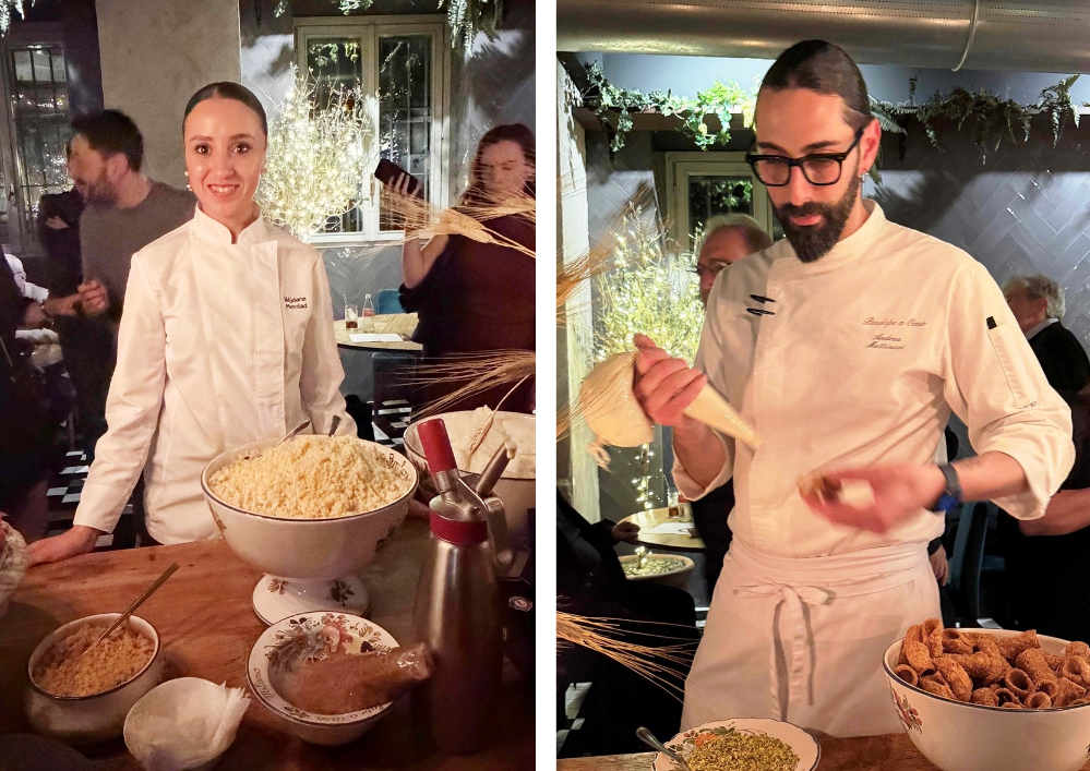 Da sinistra Wijdane Merdad e Andrea Mattiacci