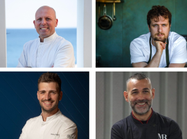 Nella foto, in senso orario: Giuseppe Costa, Matteo Carnaghi, Massimiliano Romano, Federico Messina