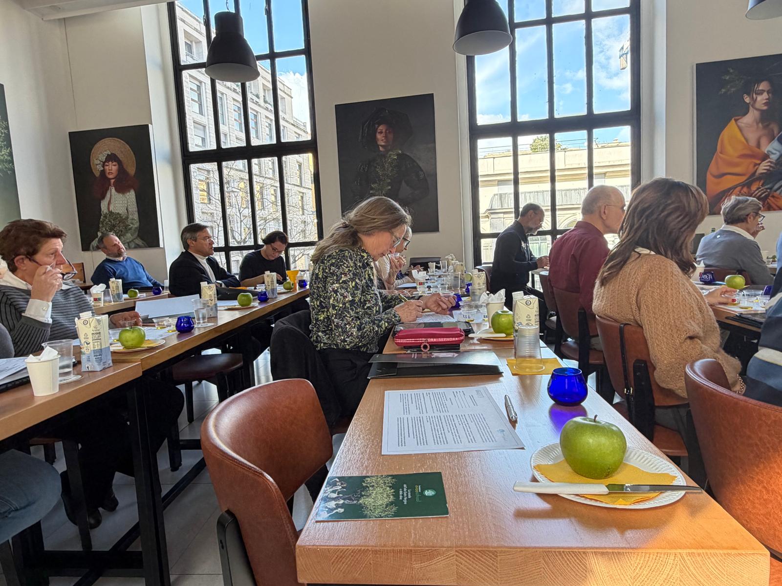 Ercole Olivario, il Training assaggiatori olio (Roma, 2026)