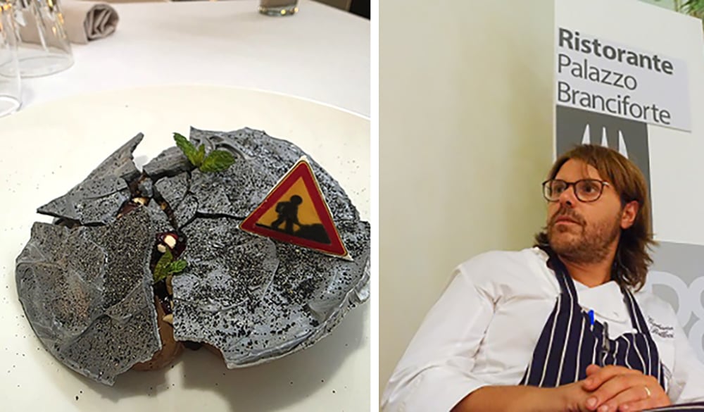 Il dessert “Omaggio a Palermo” dello chef Gaetano Billeci