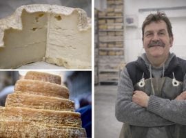 Roberto Grattone del caseificio La Tula di Grondona