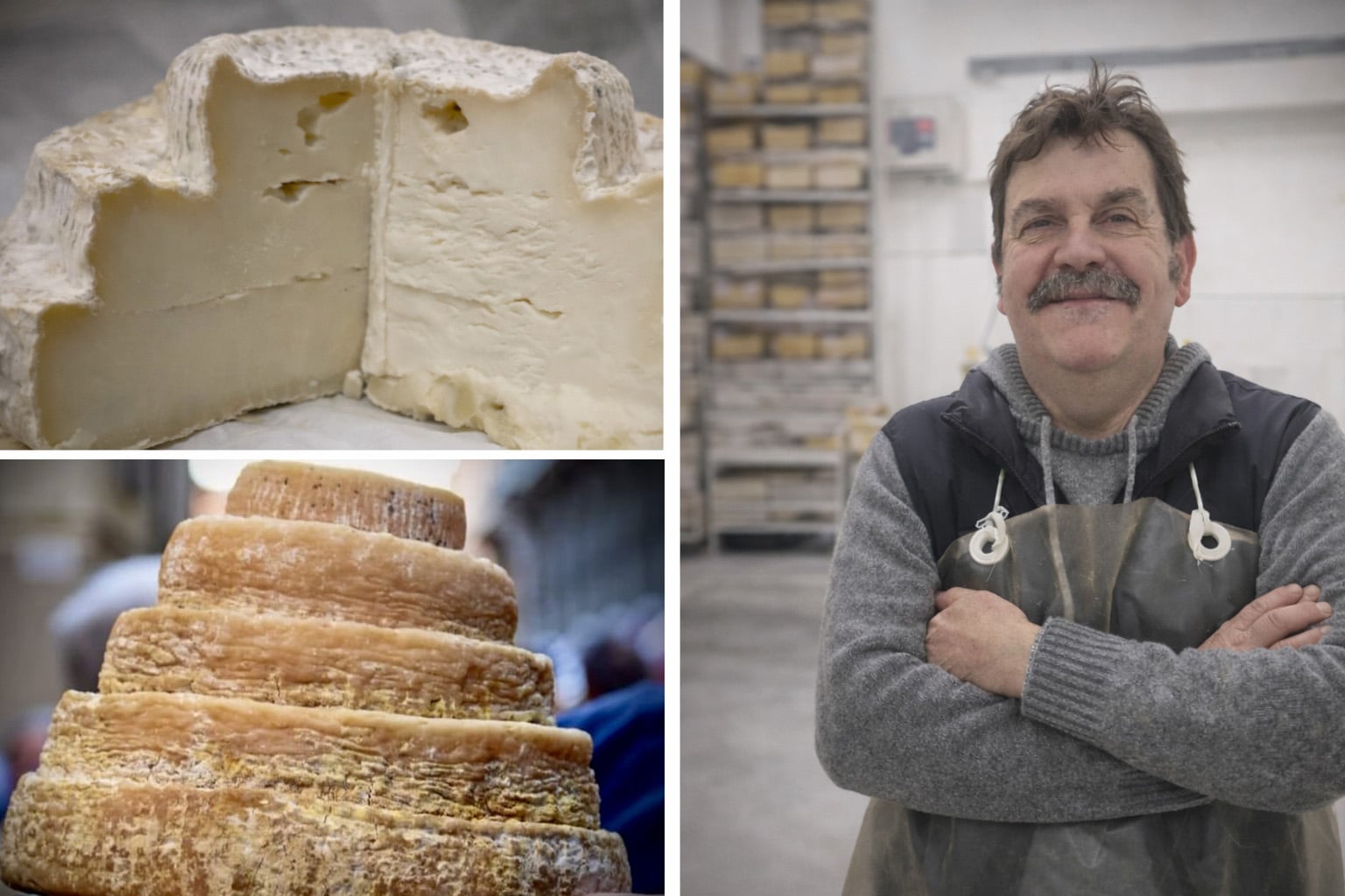 Roberto Grattone del caseificio La Tula di Grondona