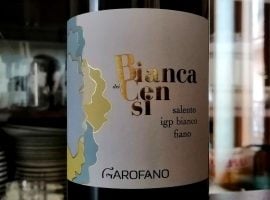L’etichetta del Bianca dei Censi 2025 di Garofano