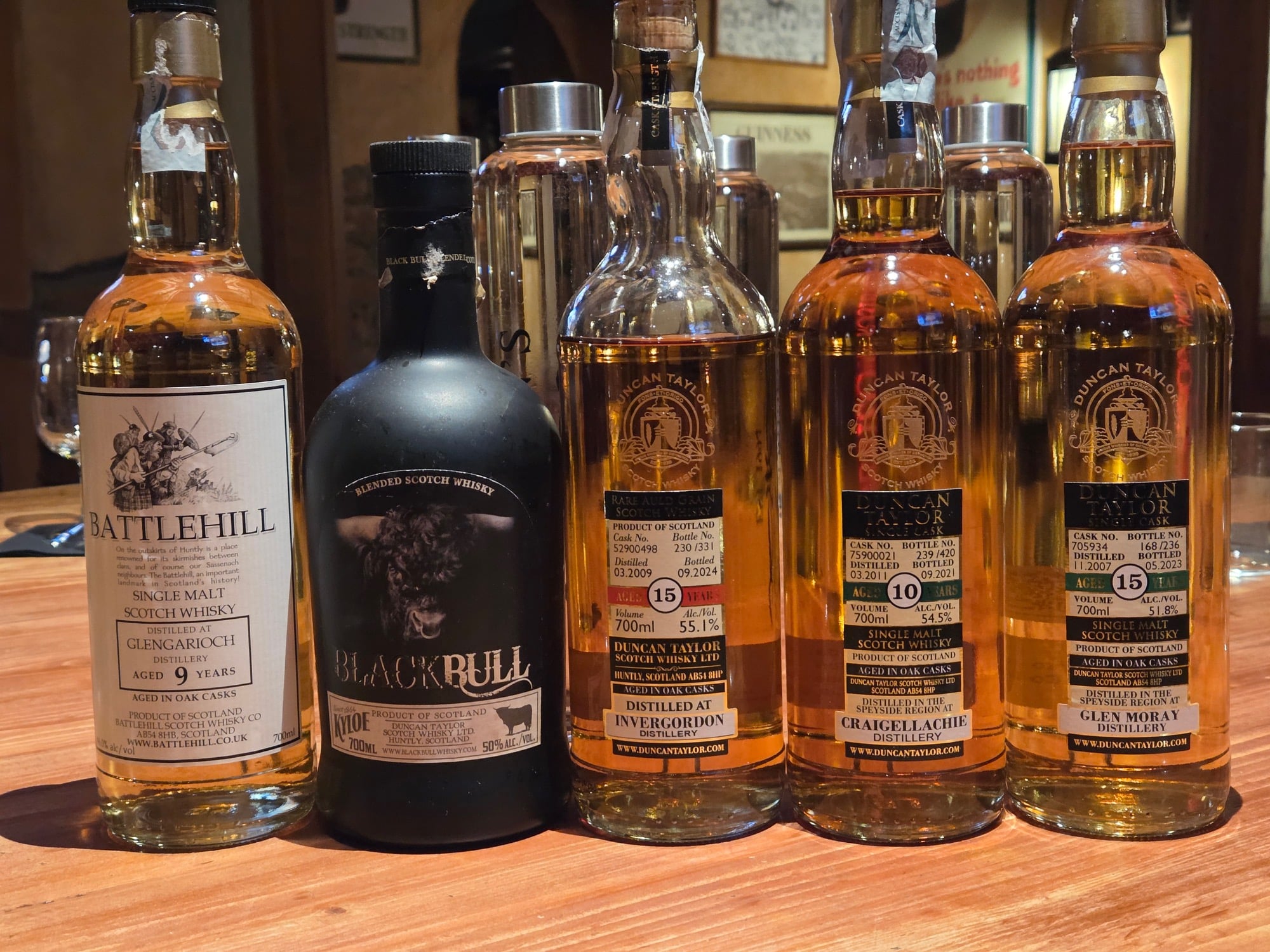 La degustazione di Duncan Taylor Scotch Whisky Ltd