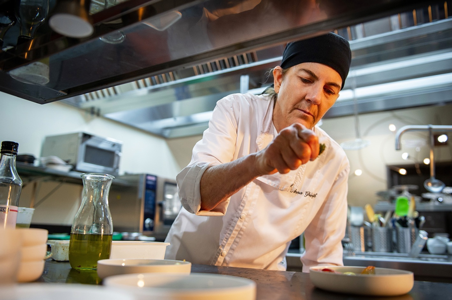 La chef Anna Ghisolfi
