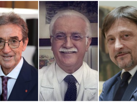 Da sinistra Riccardo Cotarella, Giorgio Calabrese, e Dario Stèfano