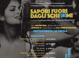 La locandina della rassegna di film sul discorso gastronomico contemporaneo