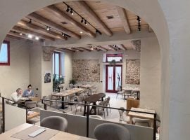 La sala del Palazzaccio nella nuova sede di via Giordano a Castelbuono