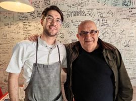 Da sinistra lo chef benedetto Russo e Franco Virga