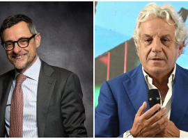 Da sinistra Marco Moroni e Angelo Sajeva rispettivamente  Amministratore delegato e presidente del Gambero Rosso