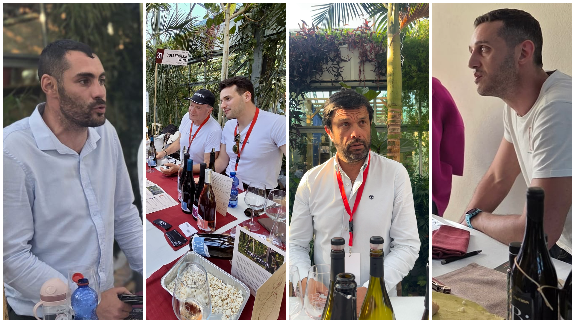 Da sinistra Rosario Raciti, Carmelo e Francesco Peluso, Vincenzo Trigona, Francesco Giannetto