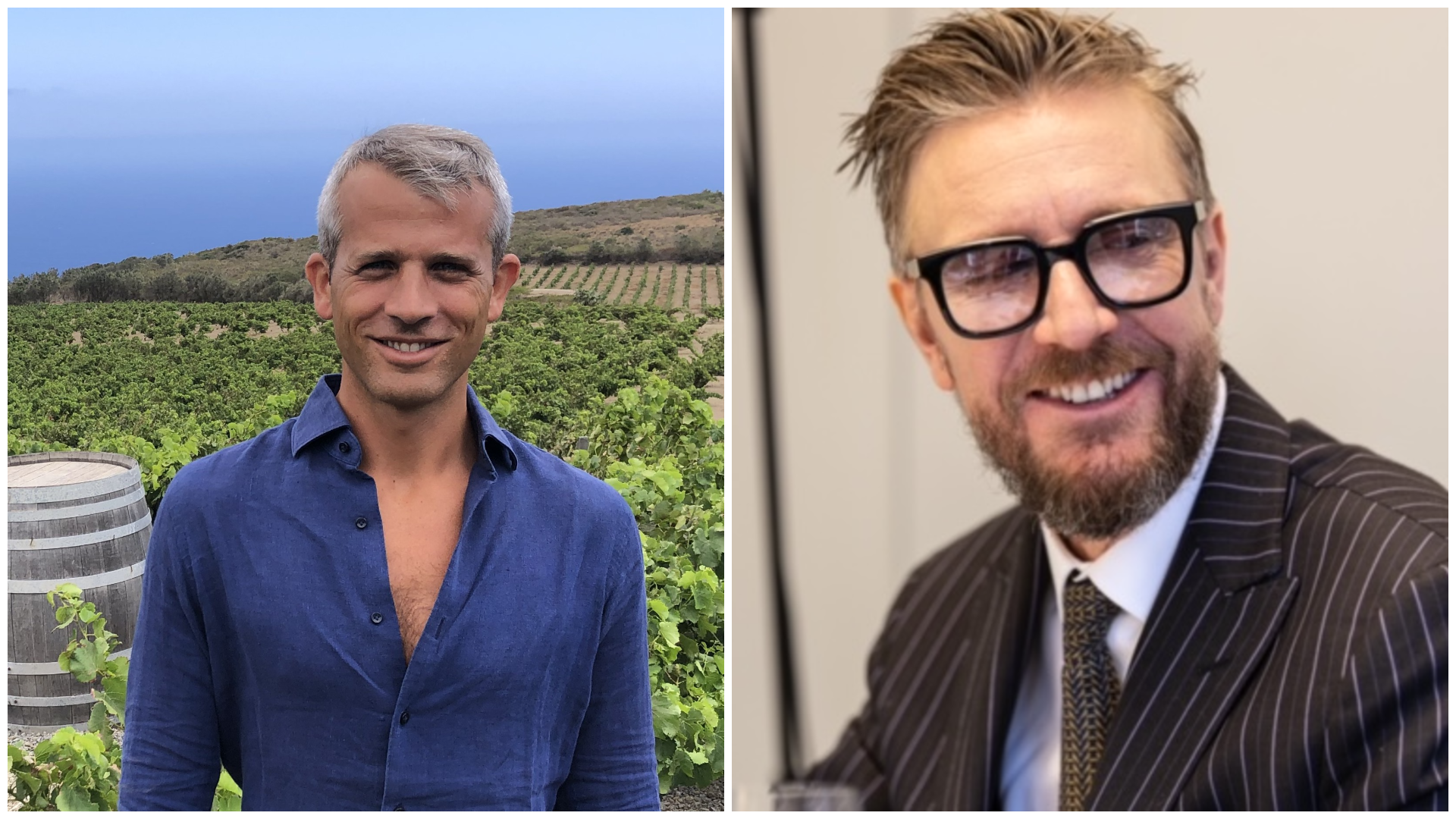 Da sinistra Achille Scudieri, proprietario di Abraxas e Alessandro Rossi, National Category Manager Wine di Partesa