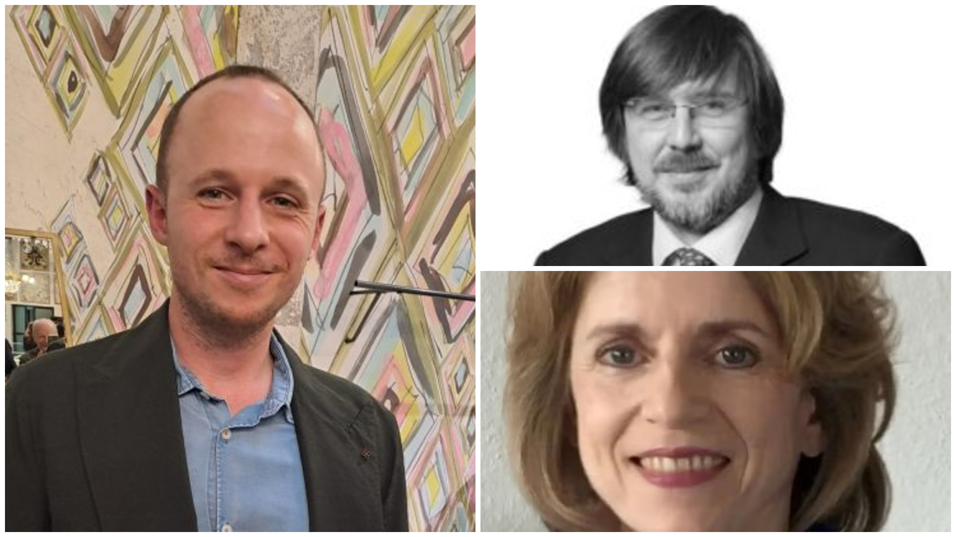 Da sinistra (in senso orario) Federico Veronesi,  Giovanni Scapagnini e Karin B. Michels