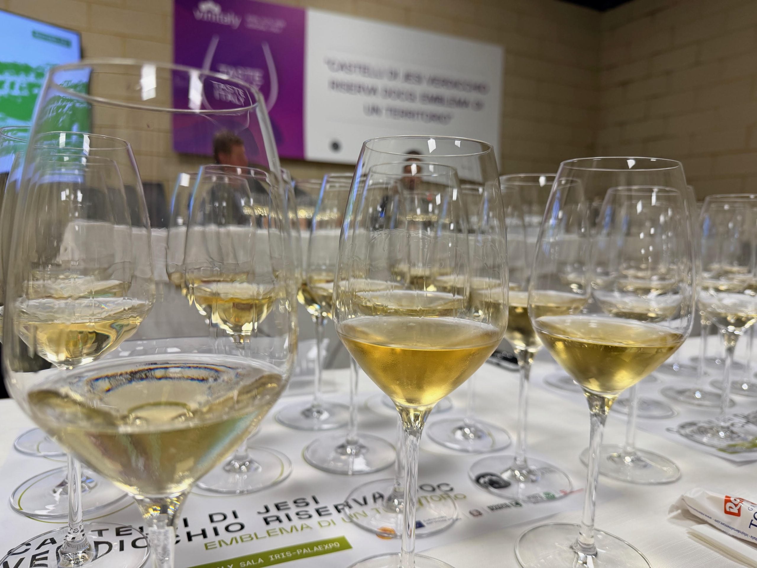 La degustazione dei vini Verdicchio dei Castelli di Jesi Docg