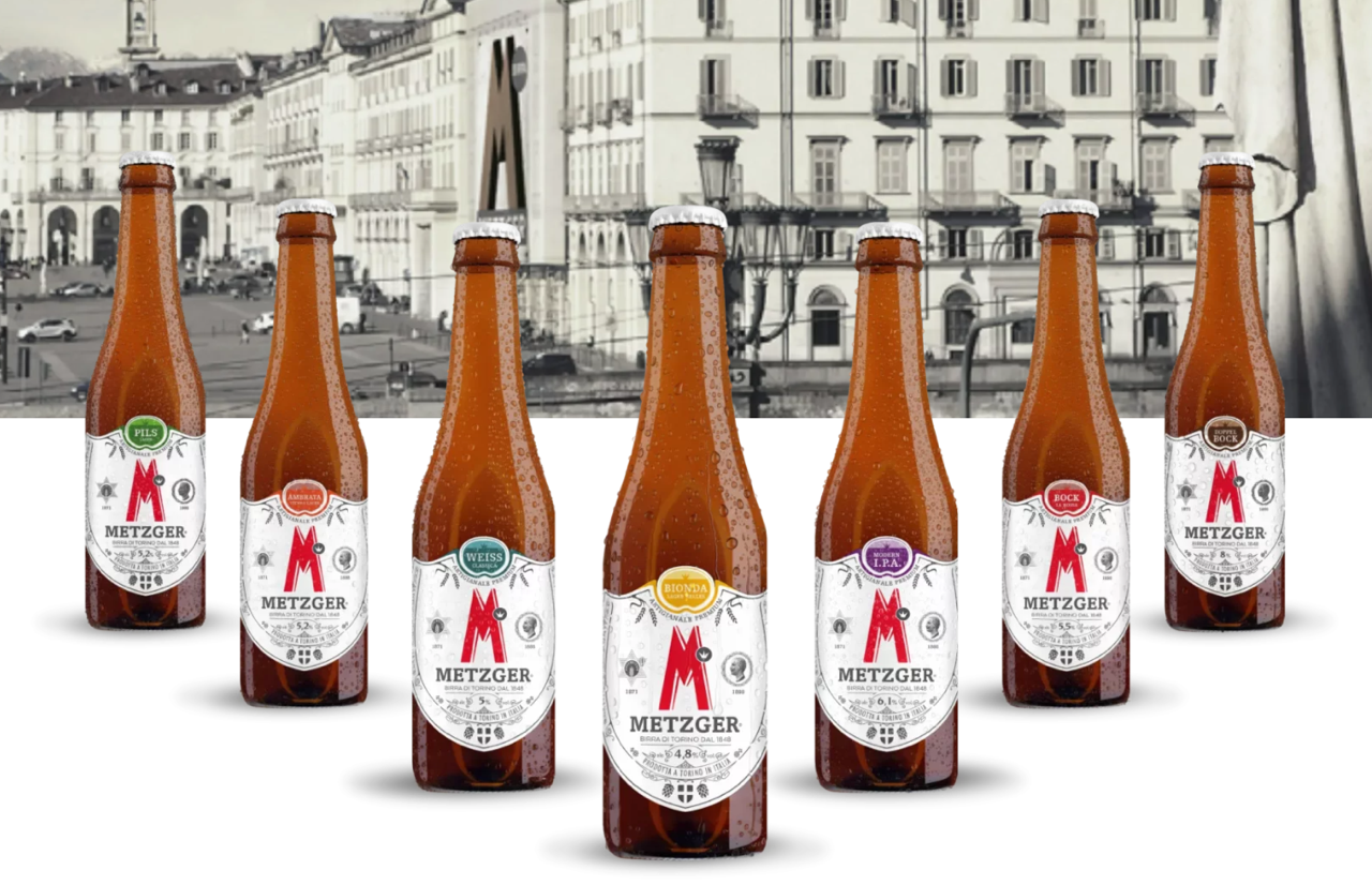 Torino, le birre del marchio Metzger