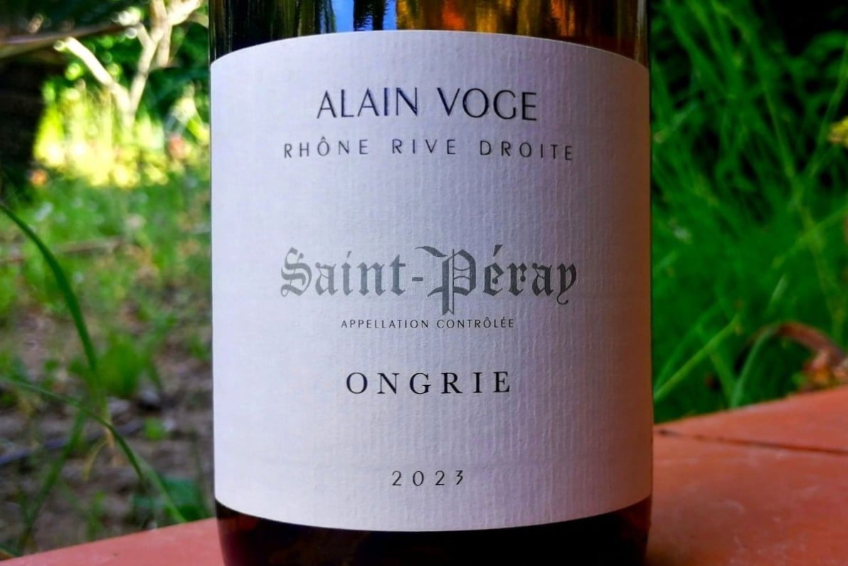 Alain Voge Saint-Péray Ongrie 2023 – etichetta