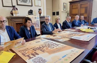 Formaggi in festa – Un momento della conferenza stampa di presentazione