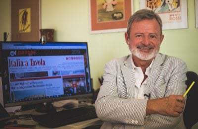 Lupini accanto alla home page di Italia a Tavola