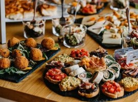 Ristorazione italiana, immagine di un buffet
