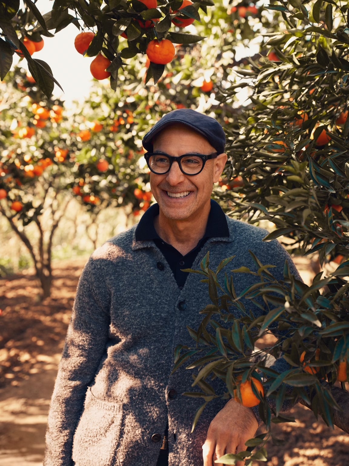 Stanley Tucci e le Arance Rossa di Sicilia IGP