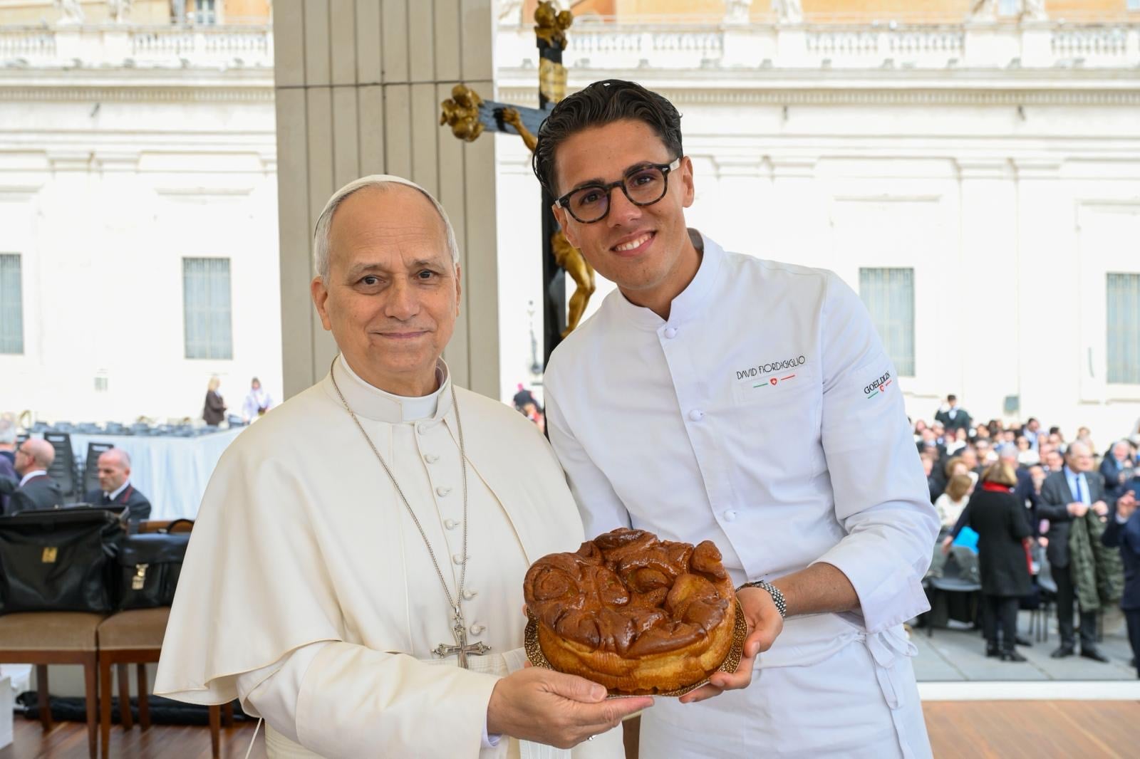 David Fiordigiglio e il Papa