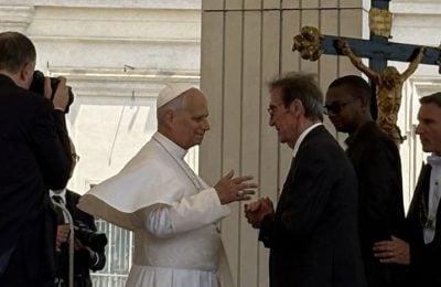 Papa Leone e Riccardo Cotarella